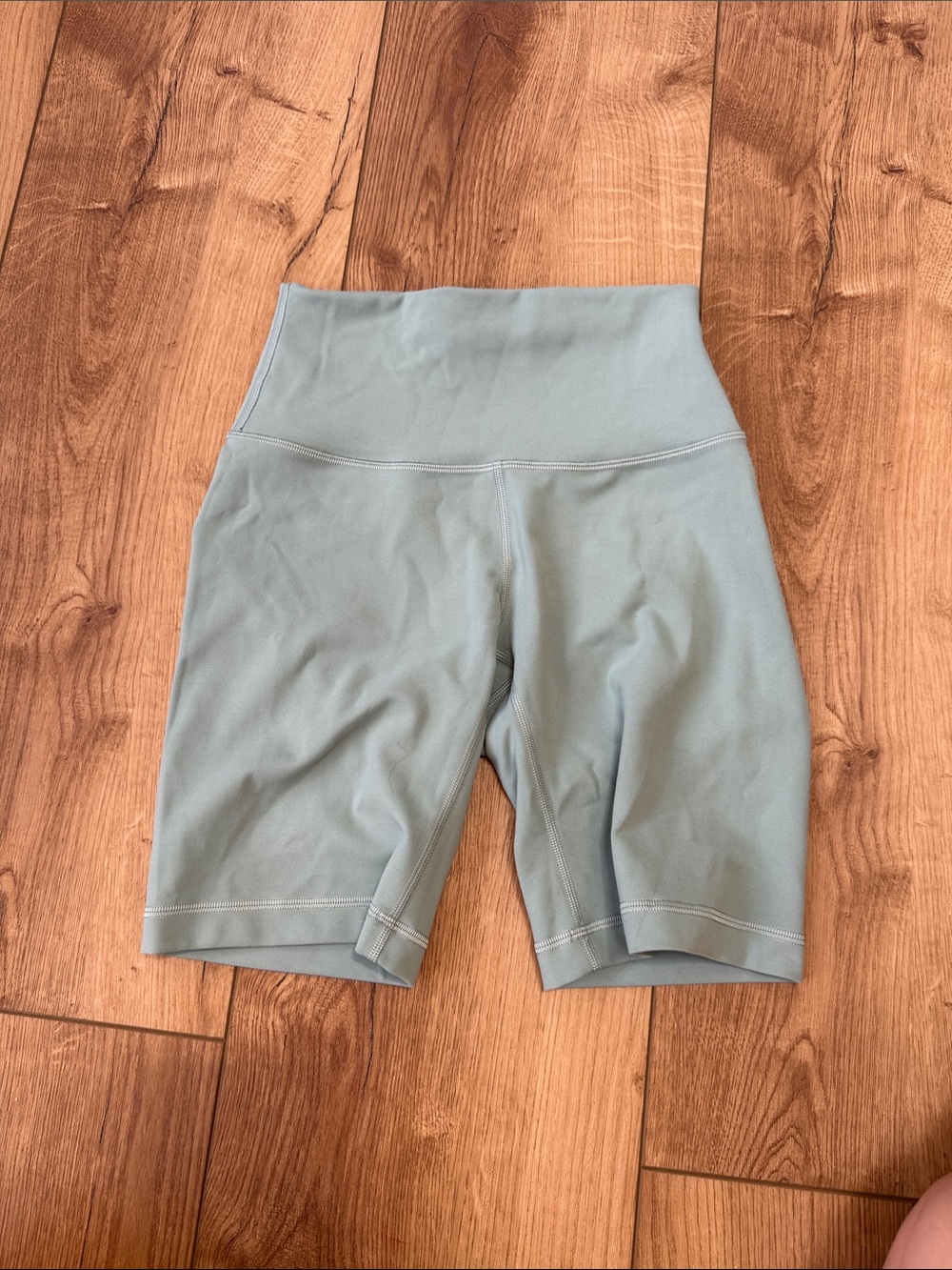 lululemon athletica High-Rise Sage Green Bike Shorts